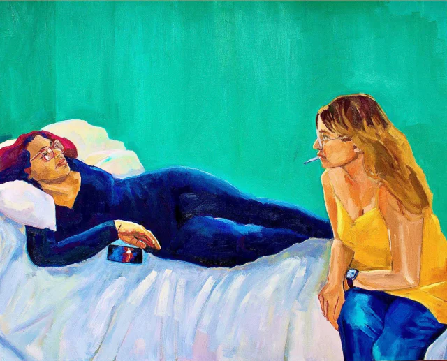 Nosotras las musas — Ana Masías, 2021, óleo sobre lienzo