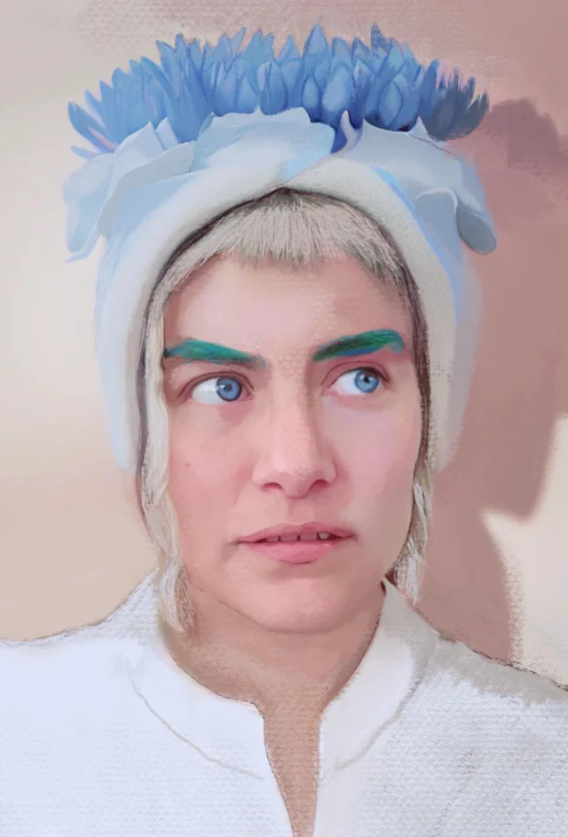Selfportrait, Nowhereland — Ana Masías, 2022, técnica mixta